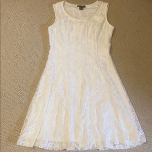 Darling Candalate White A Line Lace Dress